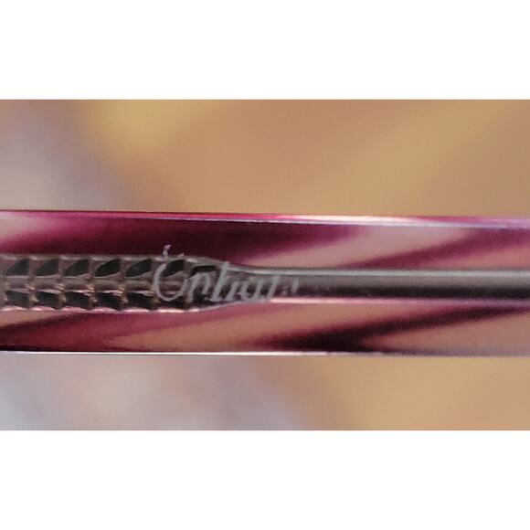 Enhance Lilac Stripe 4148 Eyeglass Glasses FRAMES ONLY 54 17 140 Light Weight - Picture 3 of 8